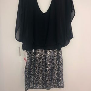 Black sequin dress, size 9/10, NWT